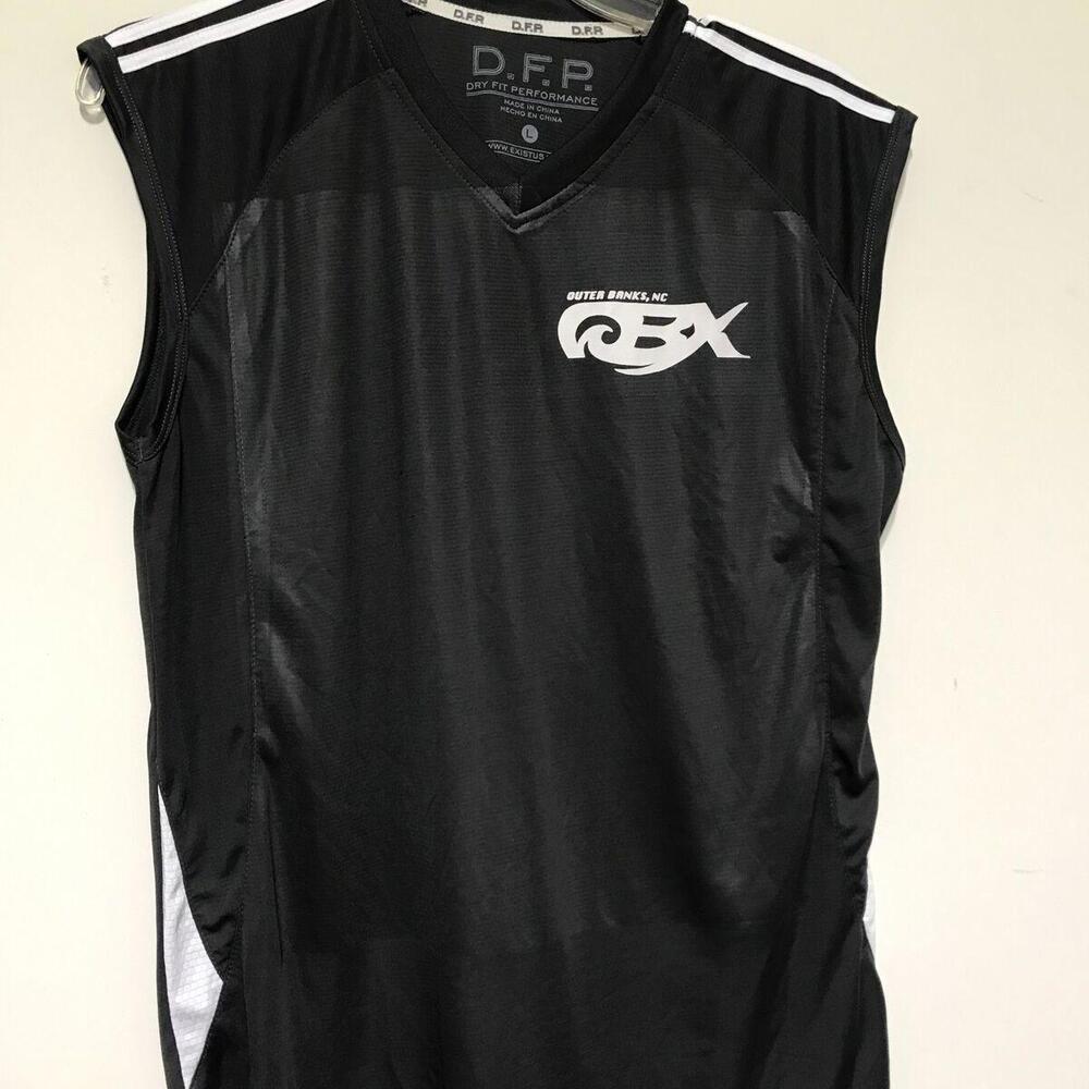 DFP Dry Fit Performance Tank Mens Size L Gray Outer Banks - Picture 2 of 9